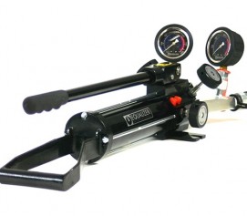 پمپ دستی هیدرولیکی دو پورت تک سرعته مدل HP-550 D ساخت اکولایزر انگلستان