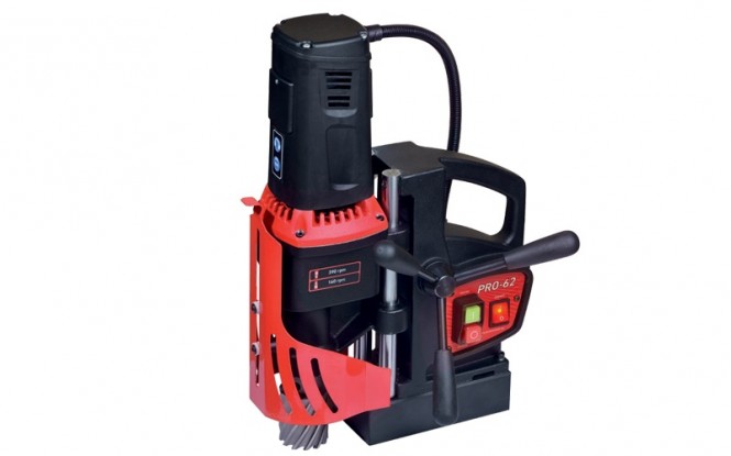 دریل مگنت (مغناطیسی) گرد بری و مته زنی فلزات مدل PRO-62 ساخت پروموتک لهستان